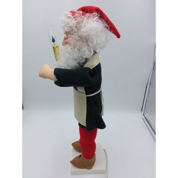 Vintage Motion-ettes of Christmas Display Elf Figure Illuminated Candle 23" Xmas - Picture 14 of 16